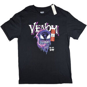 Marvel Venom "We Are Venom" Graphic T-Shirt Men's Medium Black NWT Mad Engine